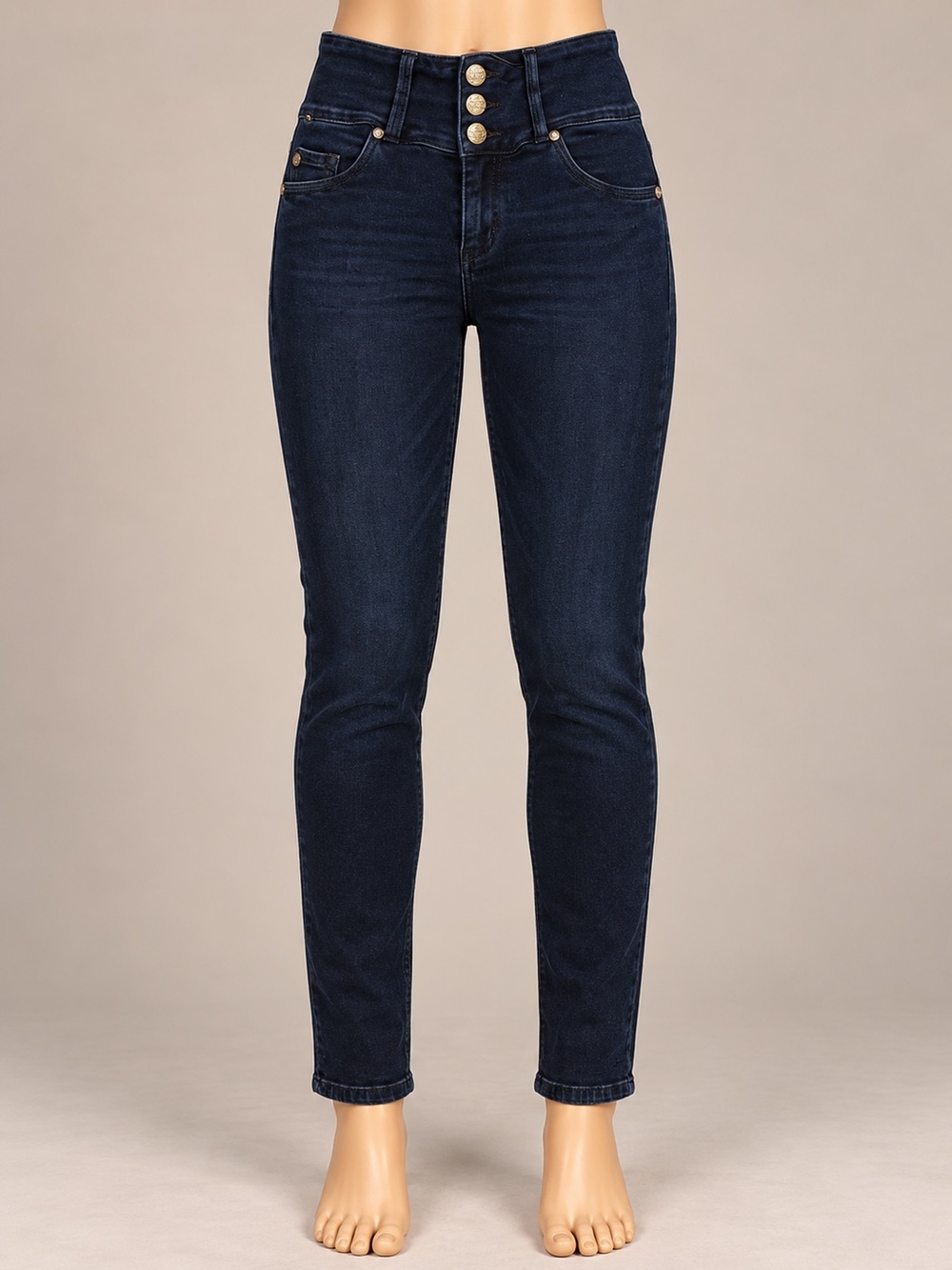 Verox Jeans Y2K High Rise Skinny Jeans 0 Columbian 12 Dark Indigo